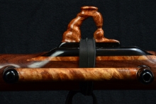 Walnut Native American Flute, Minor, Bass B-3, #F73D